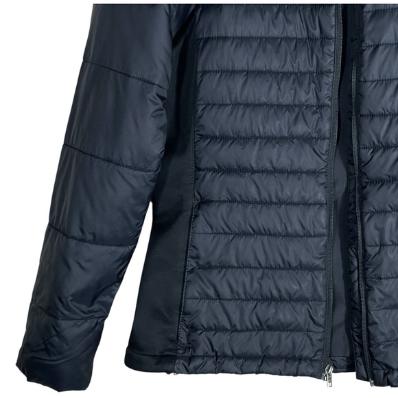 Columbia Powder Pillow Hybrid Black Water Resistant Zip-Up Jacket Size Large - Picture 9 of 16